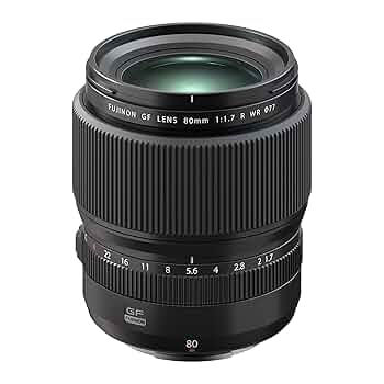 Amazon.co.jp: Fujifilm Fujinon GF80mmF1.7 R WR ブラック